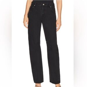 Lovers and Friends Ethan Low Rise Baggy Jeans New Women’s Size 29 Black Denim